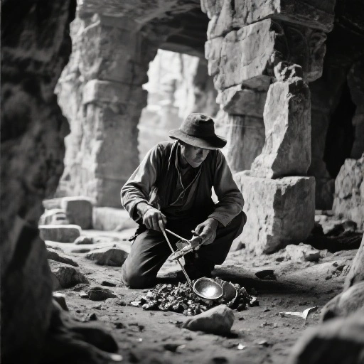 Black and White Photography look for a film made with AI