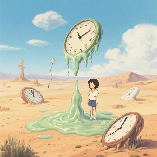 Hand-Painted Surrealism look for a storybook